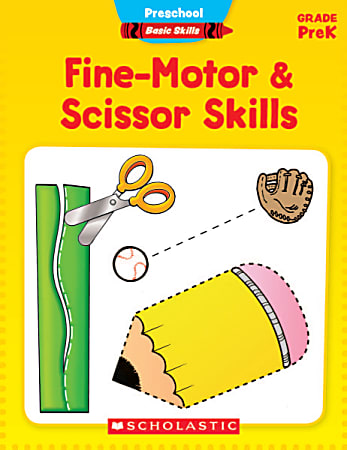 Scholastic Basic Skills Preschool Fine Motor Scissor Skills - Office Depot